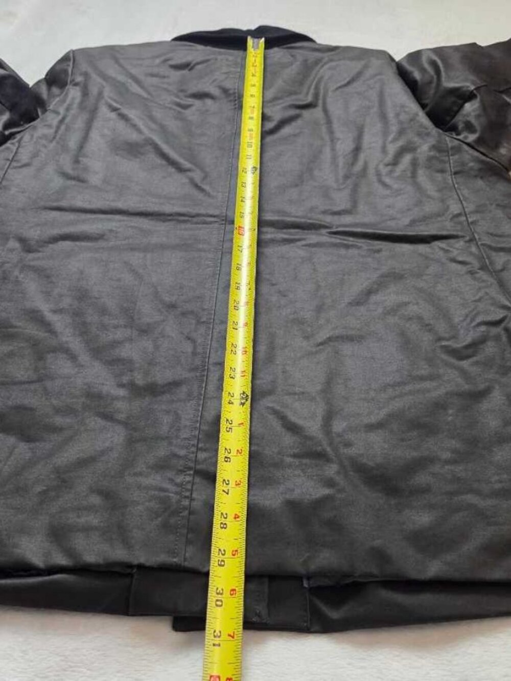 New XL J.Crew coated barn jacket with quilted lining Washed Black Grey coat - Picture 10 of 11